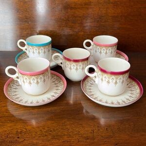 Royal Worcester Demitasse Cups & Saucers